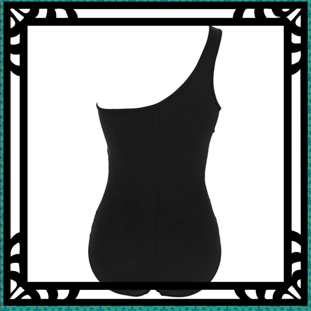 End of Summer Sale🌹Semi Mesh One Shoulder 1 Piece - Picture 5 of 7